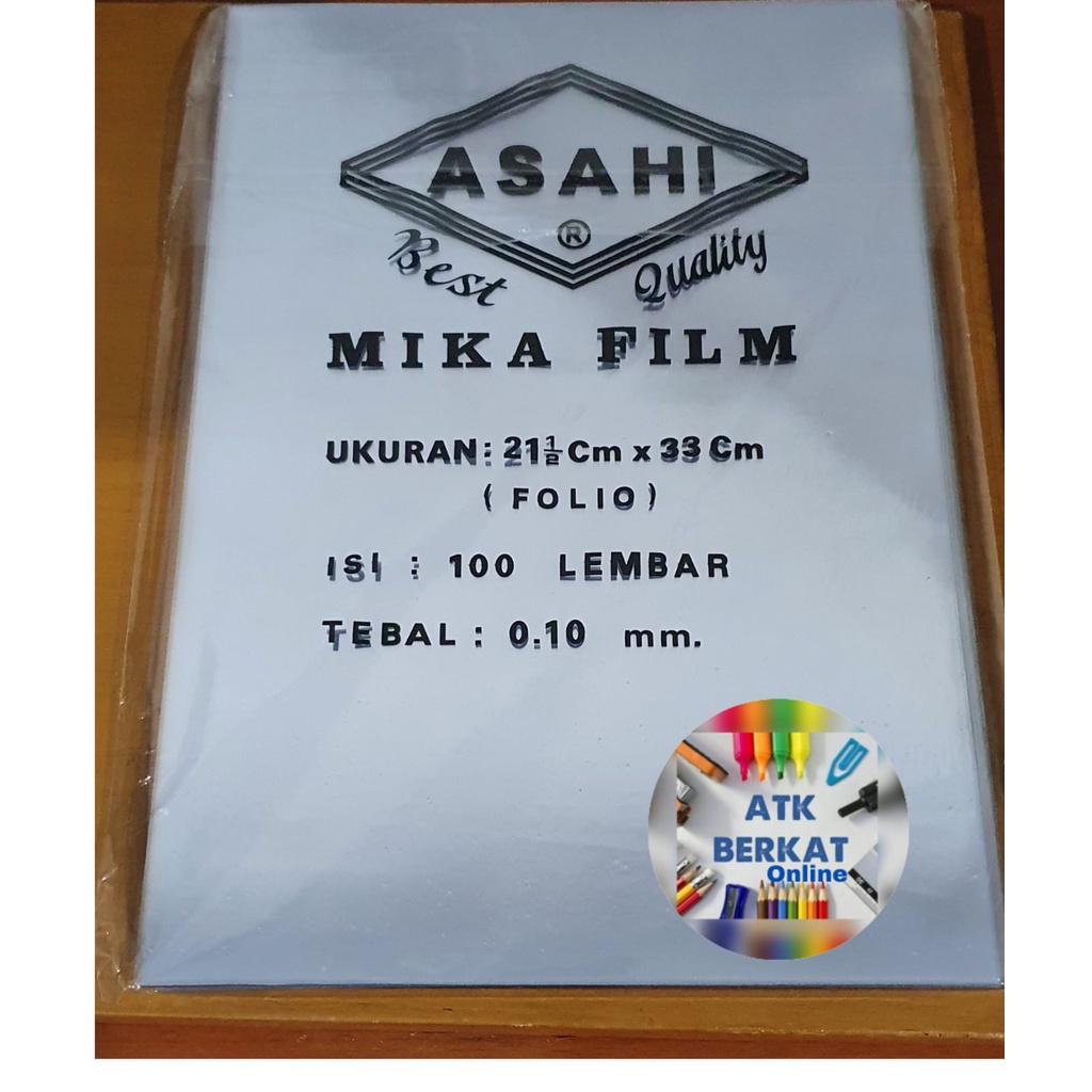 

MRH1 Cover mika plastik jilid 0.10 mm FOLIO A4