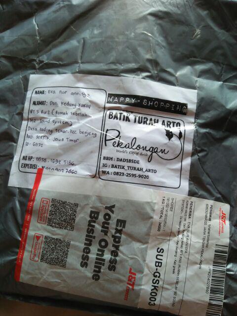 Maura Couple - Sania Ruffle Batik Couple Ori Ndoro Jowi Dnt