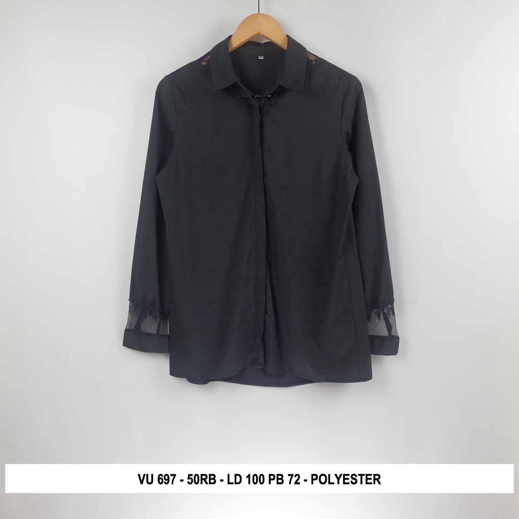 Thrift Blouse Vintage | Kode V4-VU 697