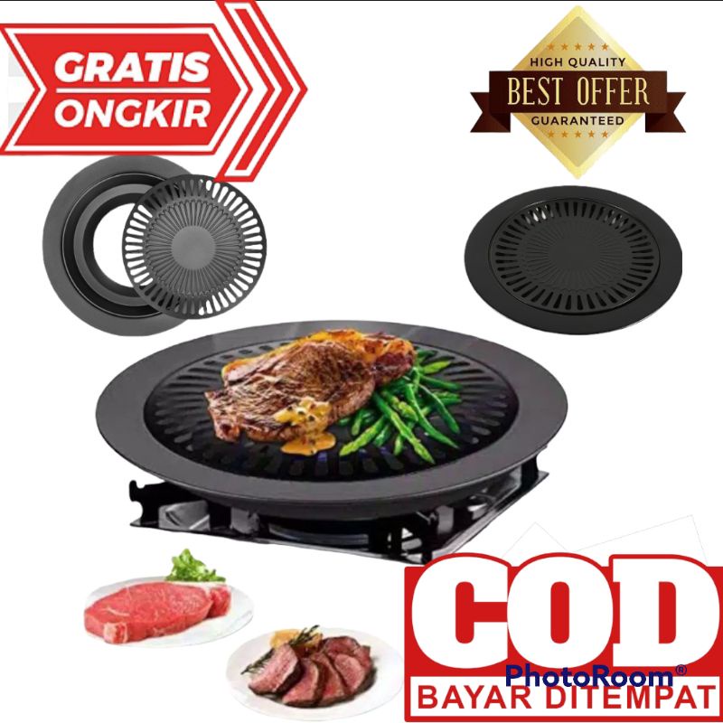 panggangan bbq/panggangan/panggangan sosis/alat panggang/panggangan sate/grill pan pemanggang/pangga