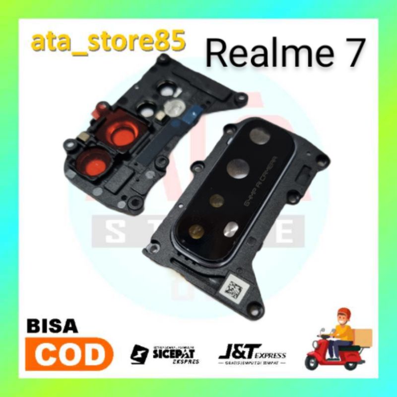 Ring Lensa Camera | Kaca Kamera Belakang Realme 7 Original