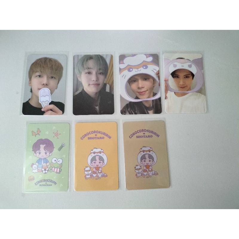 NCT X SANRIO TRANDING CARD  SHOTARO CHENLE TEN & CAHOL JAEMIN