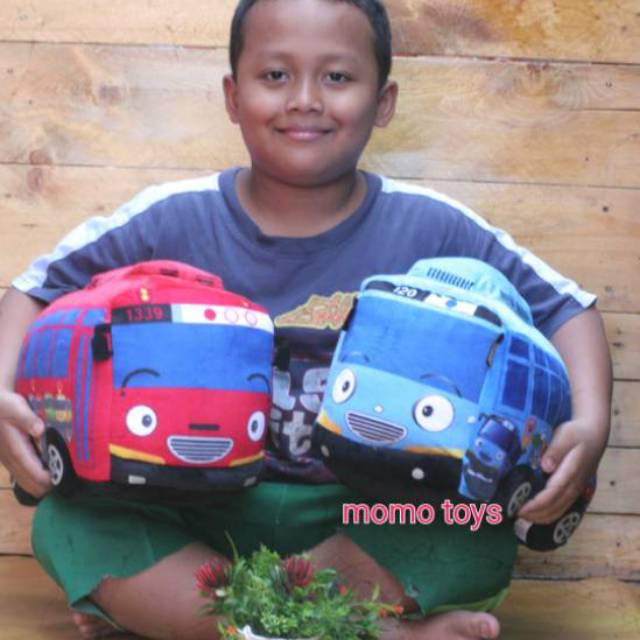 Boneka Bantal Tayo Bus Besar Soft Yelvo