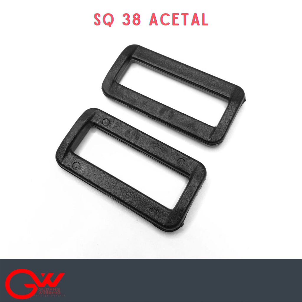 ring kotak plastik acetal 38mm / SQ 38 ACT