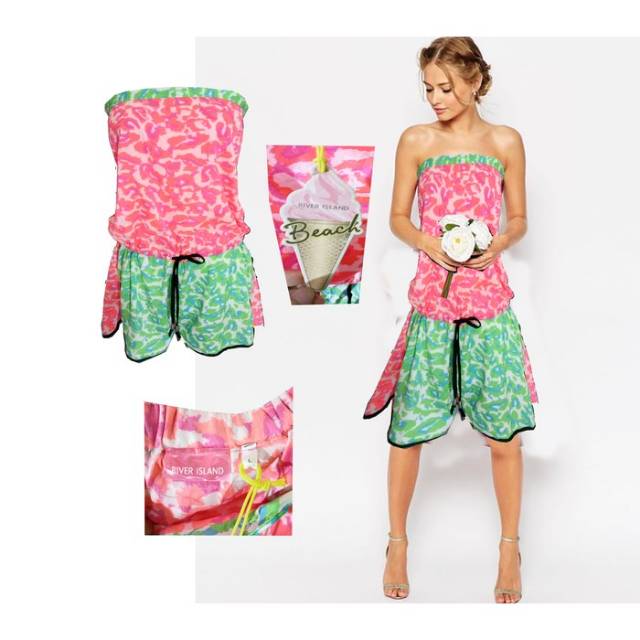 jumpsuit baju renang import new + tag