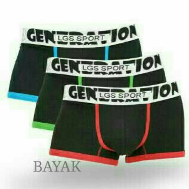 Boxer pria LGS 669.3, boxer celana dalam pria LGS