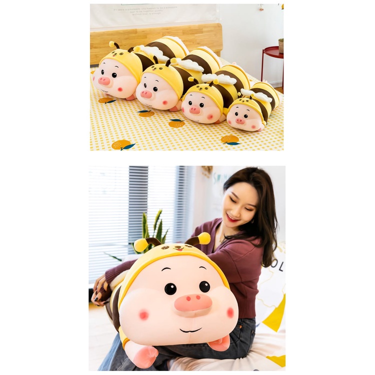 Boneka Piggy Costume Bee Bahan Plush