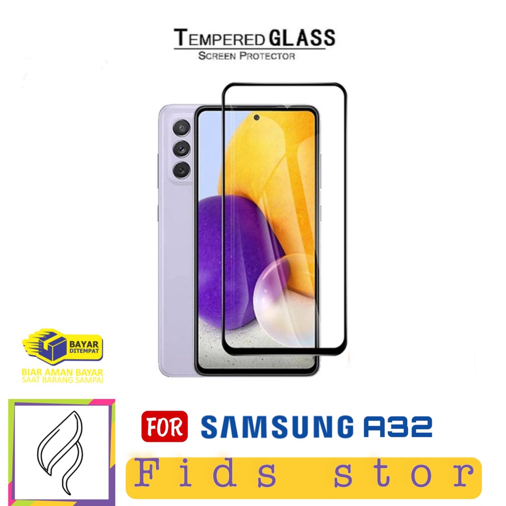 Promo 3in1 Case Samsung Galaxy A32 4G Softcase Transparan Free Tempered Glass &amp; Garskin Carbon