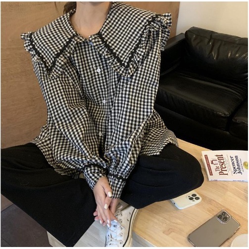 KEMEJA BASIC WANITA OVERSIZE KEMEJA IMPORT