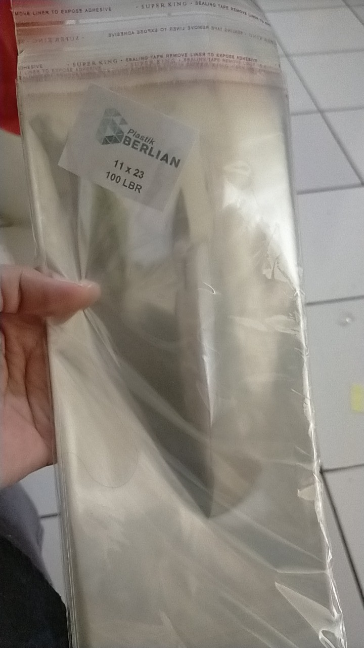 Plastik Opp 11 X 23 Cm 20 Mic / Plastik Aksesoris