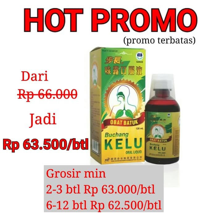 BUCHANG KELU ORAL LIQUID (obat batuk) 120ml