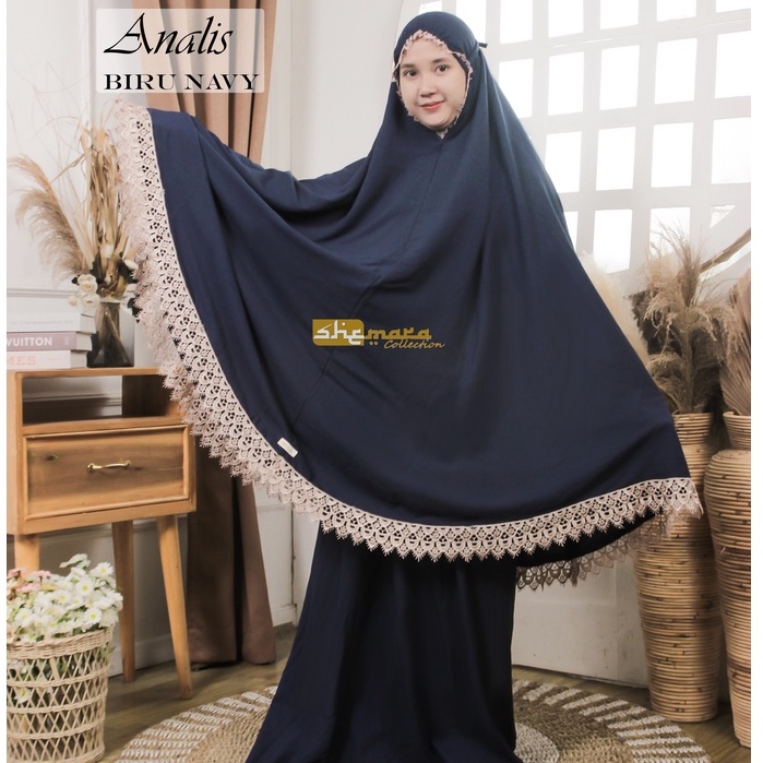 Mukena Dewasa Katun Premium Renda Mewah by SheMara - AnalisSeries