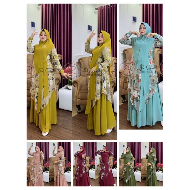 ❤Ready❤️Set syar'i AURORA vol. 7 SignatureBy iRna Gallery