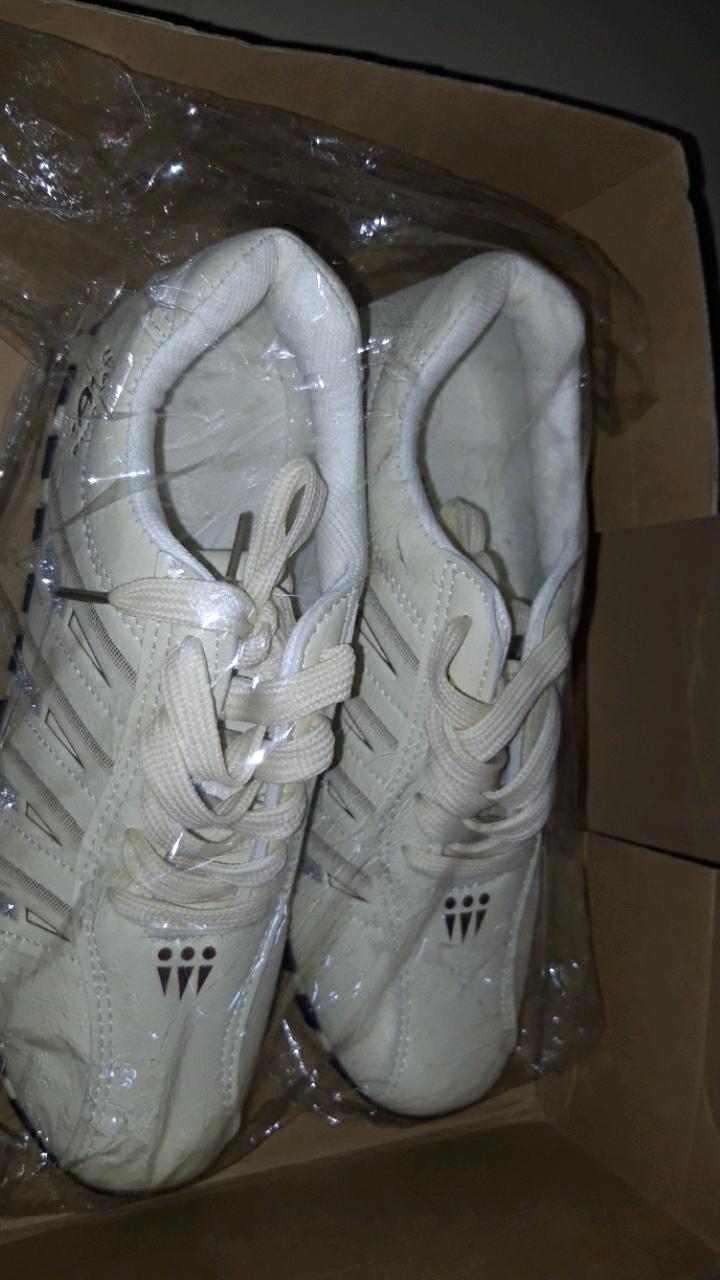 Kano Style Fashion Wanita Pu Striped Leather Casual Lace-up Sneakers