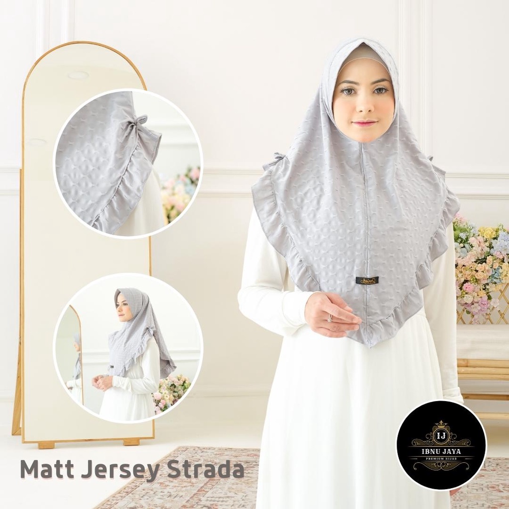 kerudung Hijab bergo Instan Ori Ibnu Jaya Jersy Strada