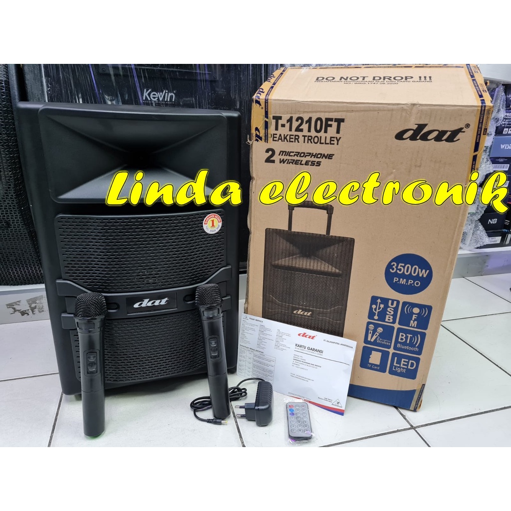 DAT DT 1210FT SPEAKER AKTIF 12 INCH PORTABLE DAT DT1201FT