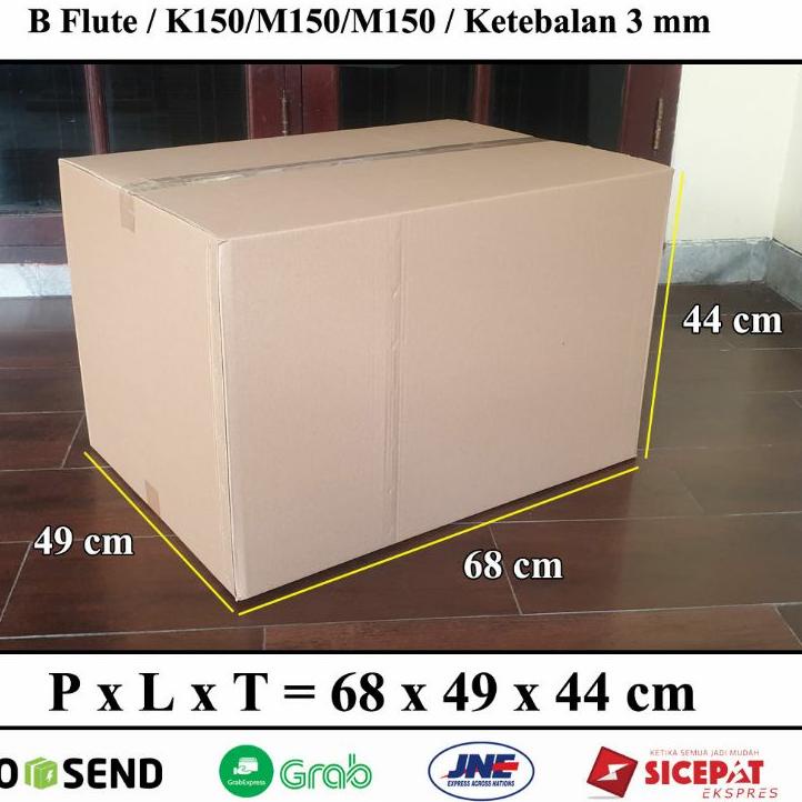 

Terlaris Kardus Baru / Ukuran Besar / Ukuran PxLxT = 68 x 49 x 44 cm / Prasetya Box ,,