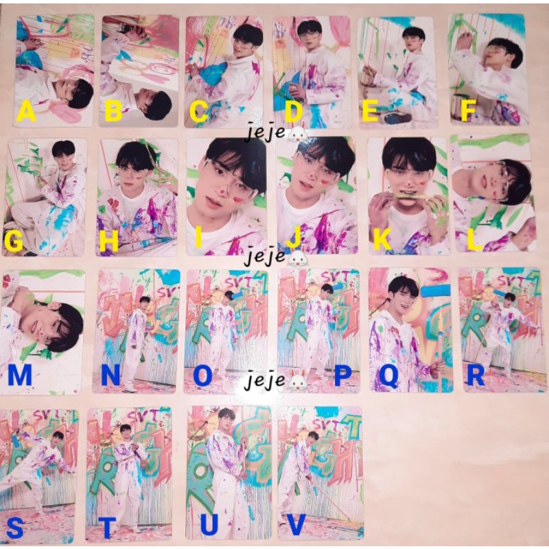 BOOKLET CARVER MINGYU FACE THE SUN PC FTS SATUAN