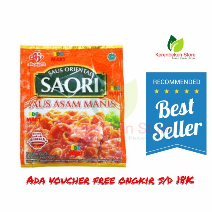 

saori saus asam manis sachet 25ml