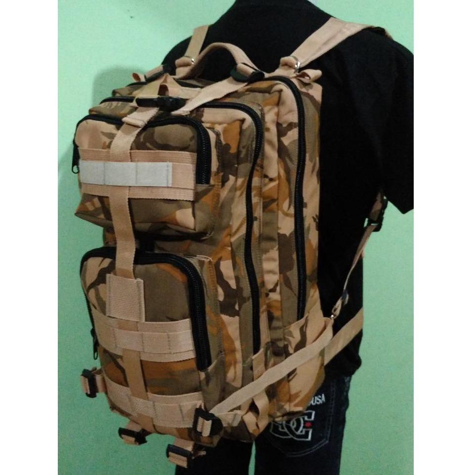 Tas Ransel Punggung Lebanon Kecil Army 3P Loreng PBB Gurun