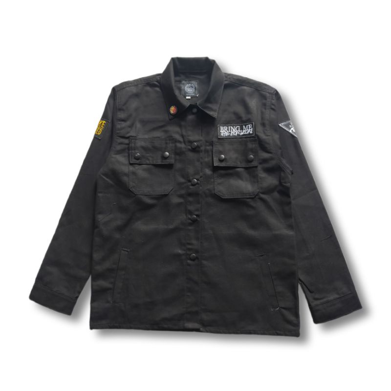 Arfacloth - Field Jacket Black Ambrosia - Jaket Semi Parka