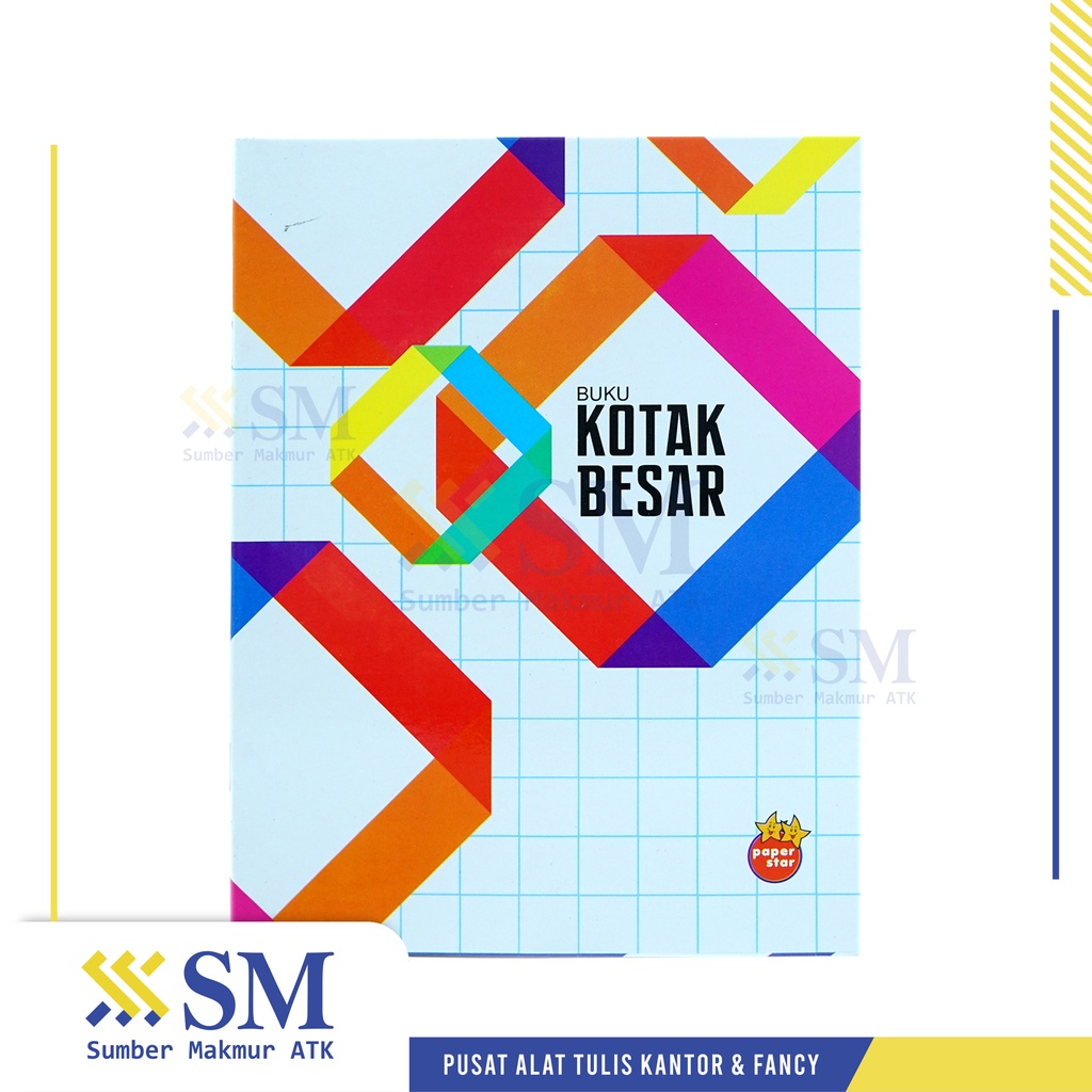 

(PCS/PAK) BUKU TULIS KOTAK BESAR 38 PAPER STAR FANCY