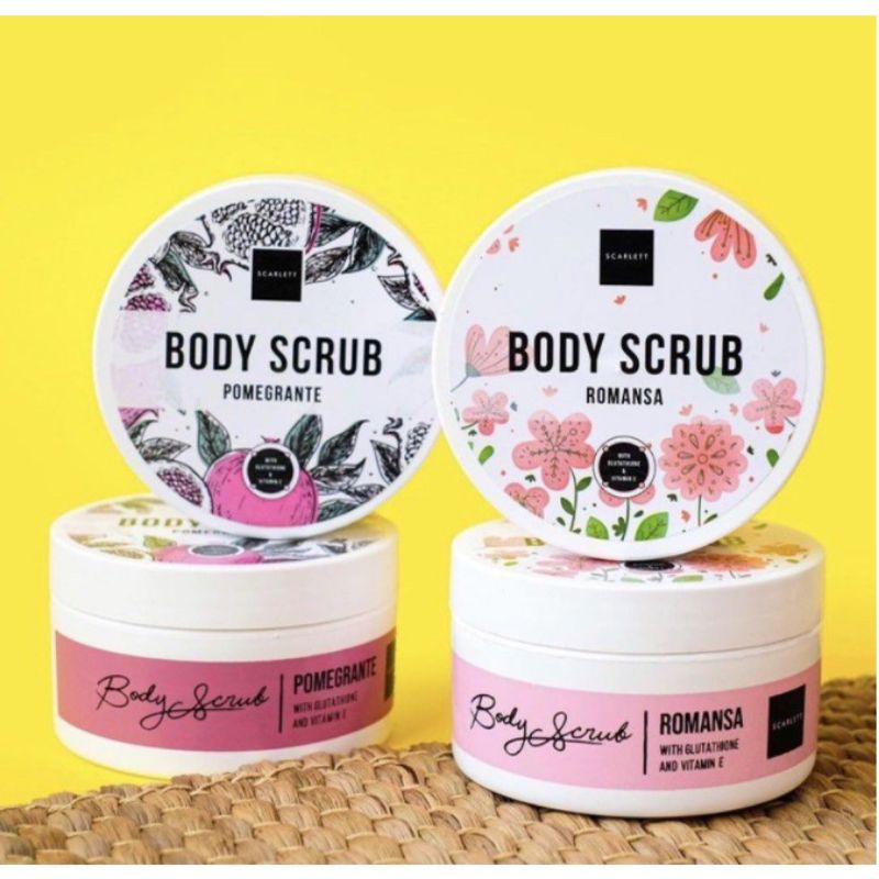 Scarlett Whitening Body Scrub (LULUR) / scarlet