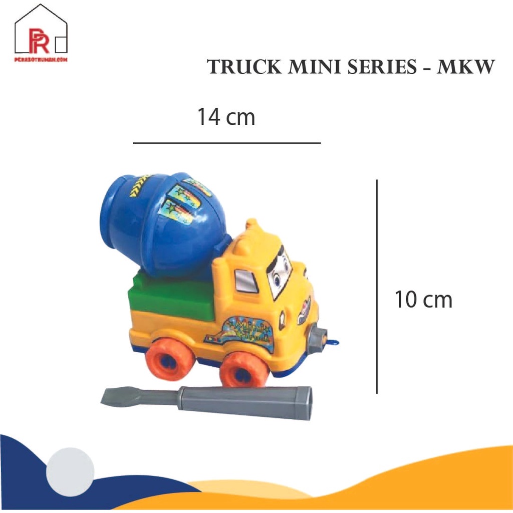 Mainan Mini Truck Konstruksi / Mini Truk Pasir / Mainan Anak Mobil-Mobilan