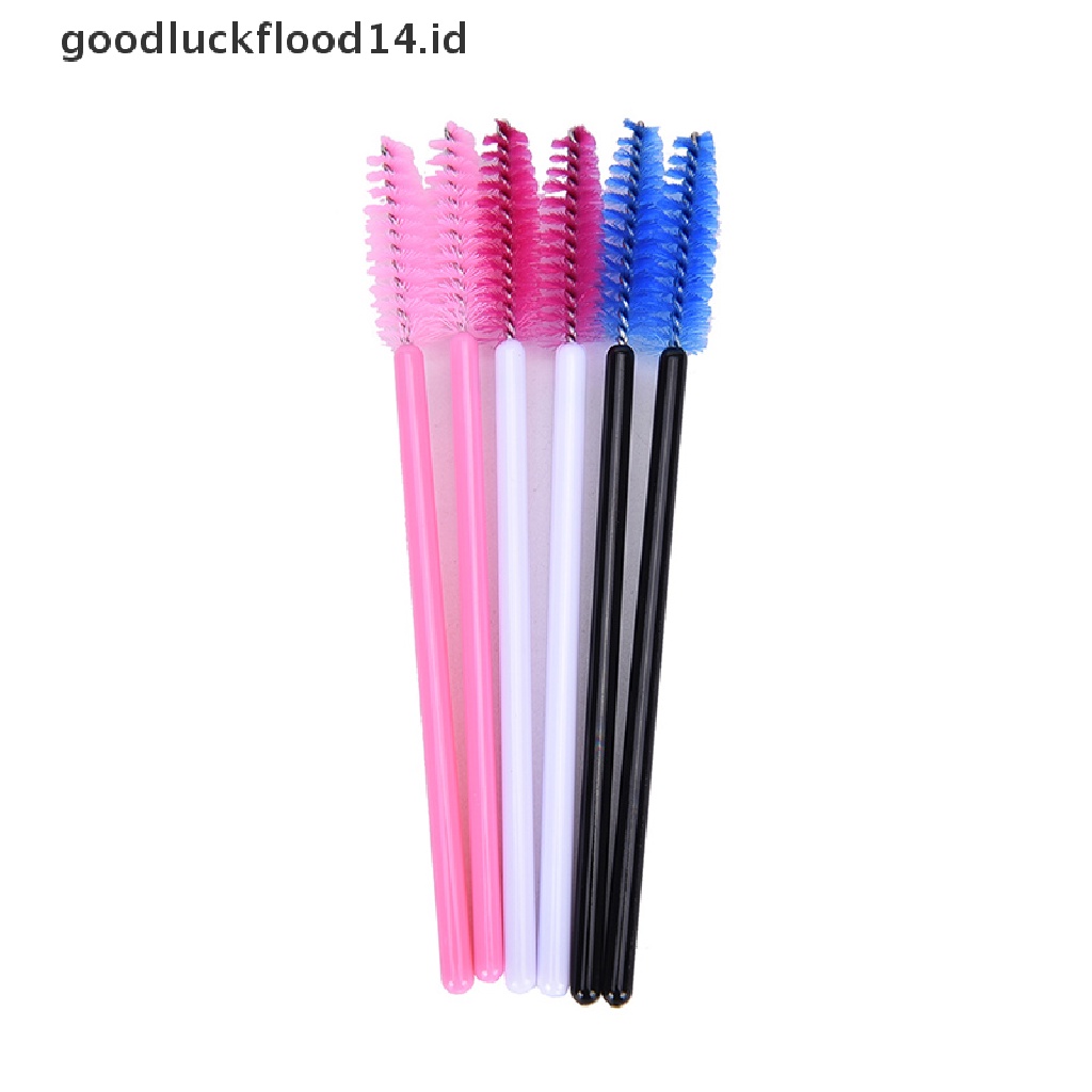 [OOID] 50Pcs Disposable Eyelash Brush Cosmetic Makeup Tool Mascara Wands Applicator, ID