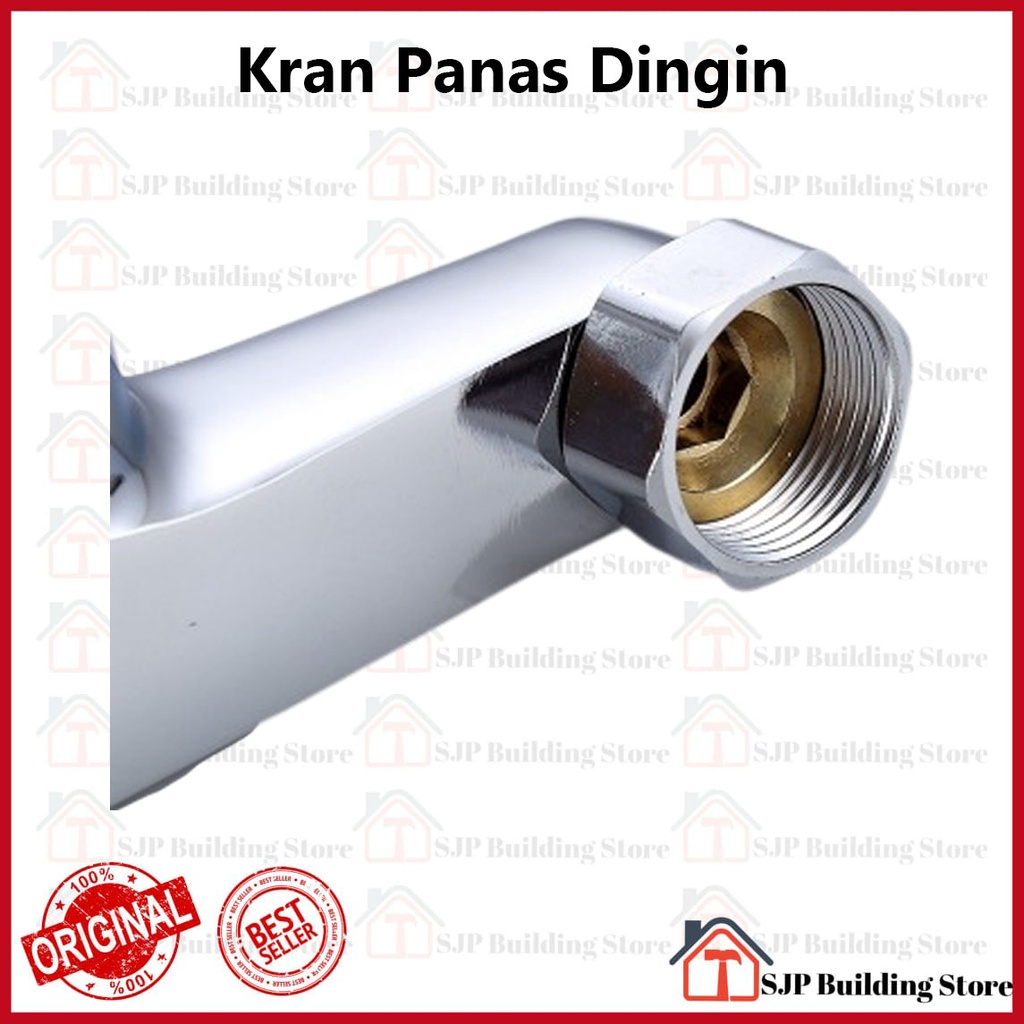 KRAN SHOWER PANAS DINGIN / KERAN KAMAR MANDI TOILET AIR PANAS DINGIN KERAN 2 CABANG / KERAN BATHUB