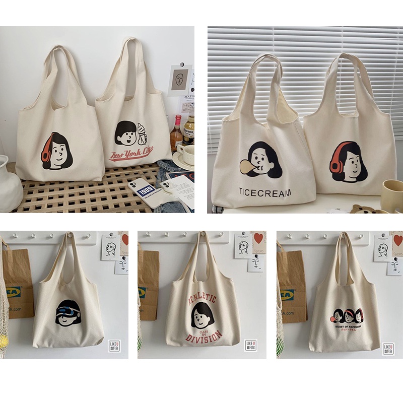TOTEBAG 3.0 BESAR CANVAS ORIGINAL VINTAGE 8859 BIG CANVAS BAG TAS KANVAS