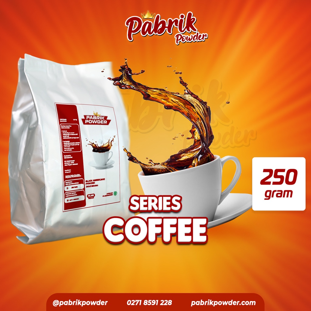 Powder Aneka Rasa Kopi 250 gram , Coffee series Powder Drink, Bubuk Minuman