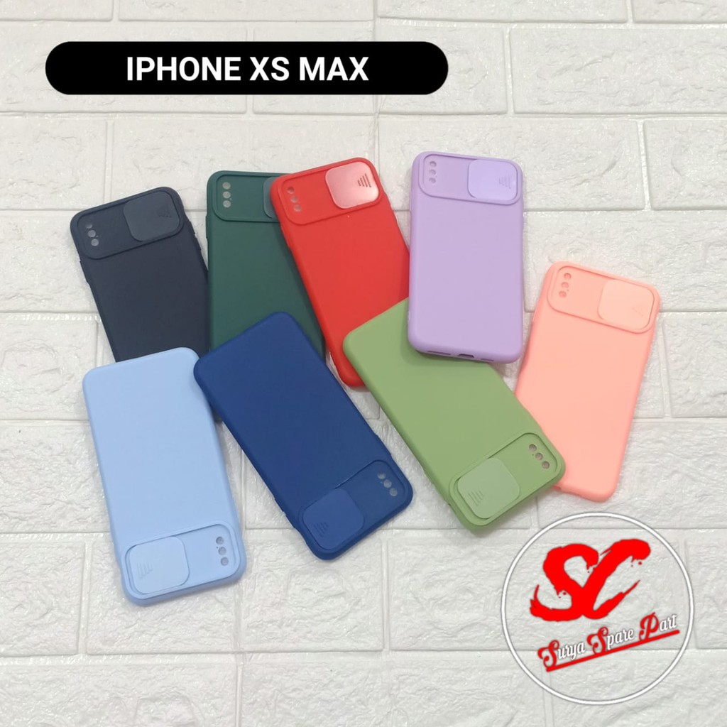 SOFTCASE SLIDE CAMERA PROTECTOR IPHONE 7 IPHONE X XS IPHONE XR IPHONE XS MAX - SC