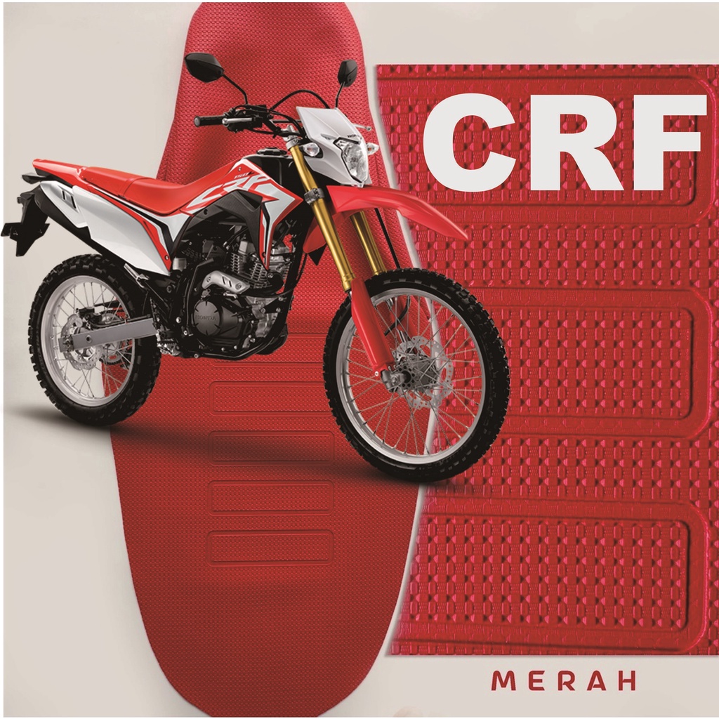 Cover jok Merah anti bocor sarung kulit Jok Trail CRF supermoto