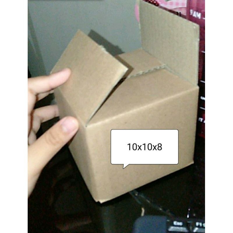 kardus packing ukuran 10x10x8 bahan tebal polos termurah bisa cod