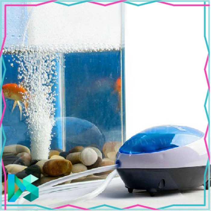 Pompa Udara Akuarium Ikan Kecil Aquarium 1.5W - RISHENG