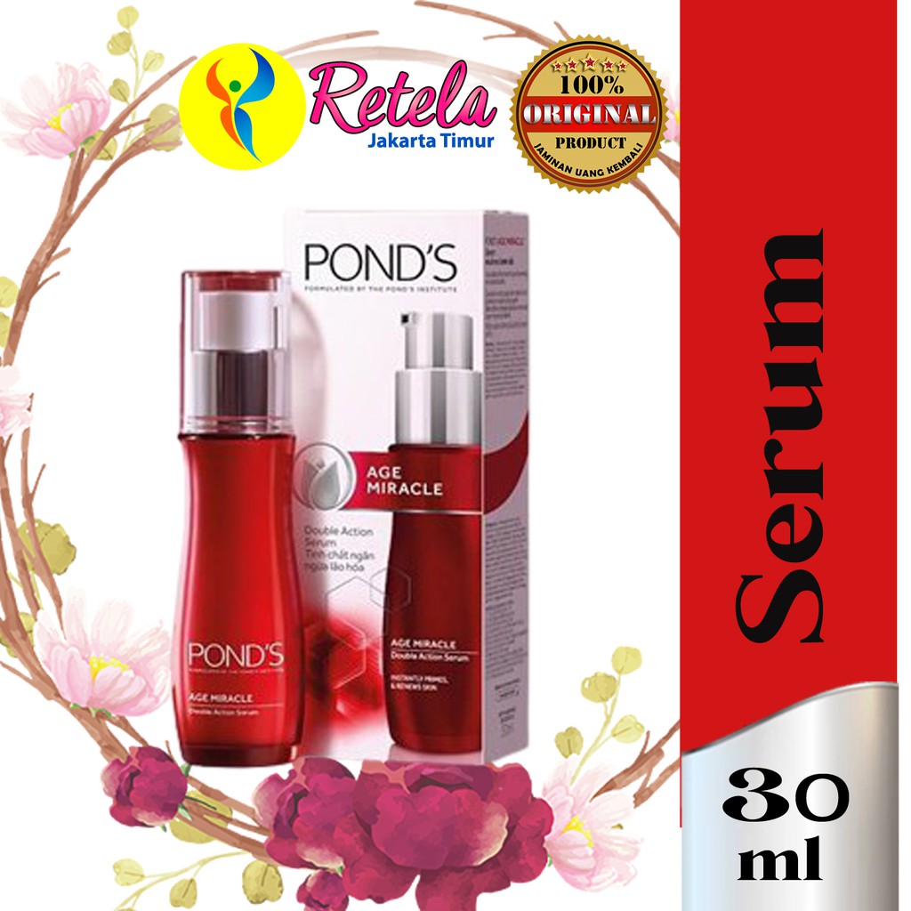 POND'S Age Miracle Double Action Serum 30 ml/ Face Serum / Serum Wajah