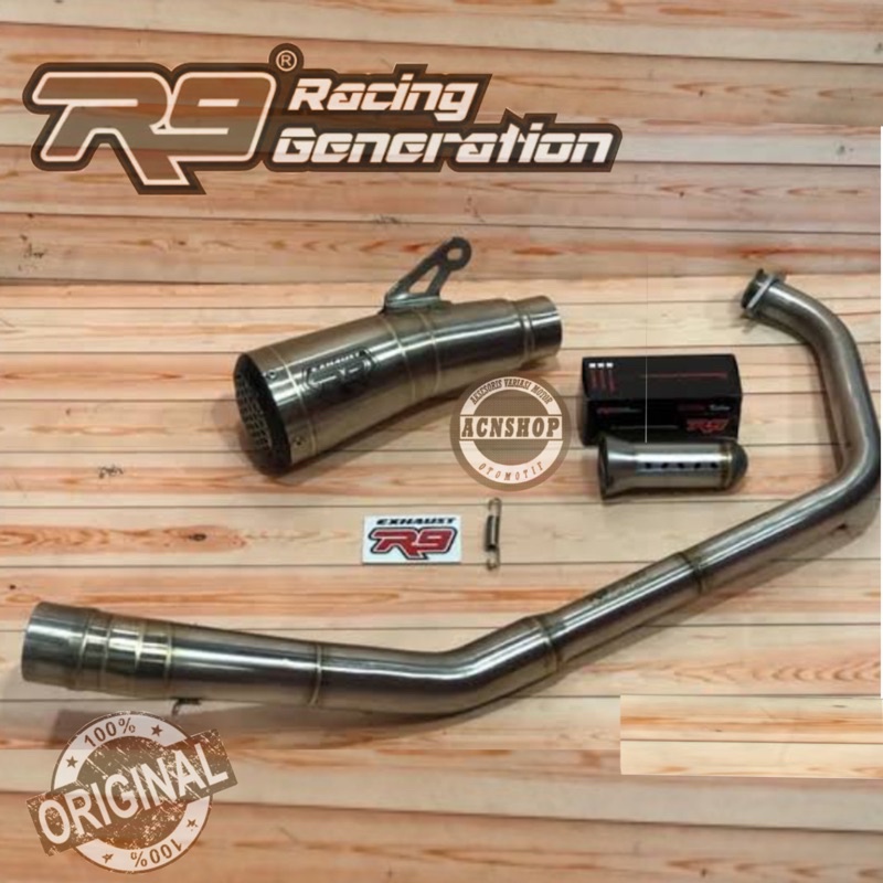 Knalpot r9 gp series r15 new knalpot r9 gp series r15 new r15 v3 r15 vva original r9