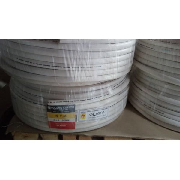 Kabel Listrik NYM 3x4mm2 PULUNG 100 Meter ( 3x4mm 3x4 mm 3 x 4 mm2 100M )