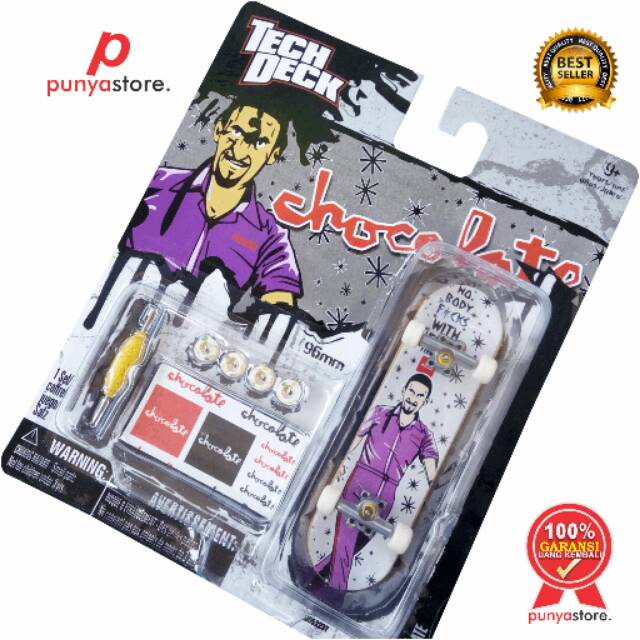 MAINAN FINGERBOARD TECH DECK CHOCOLATE MINIATUR SKATEBOARD ORIGINAL