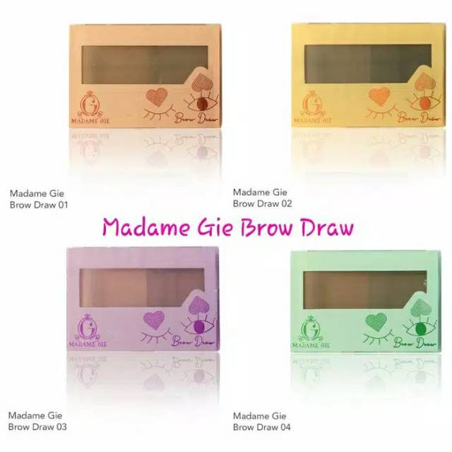 ☃Cutezz_Ching1☃Madame Gie Brow Draw Brow Kit - Makeup Pensil Alis