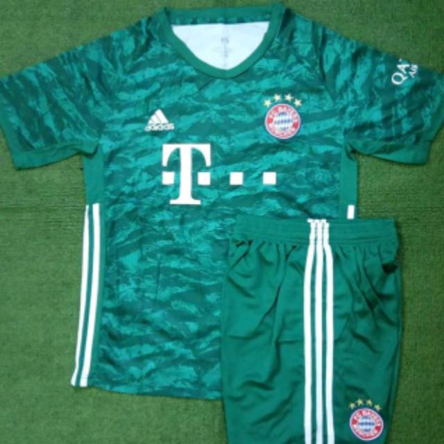 Stelan Bayern Munchen kiper hijau 2019/2020 Grade ori
