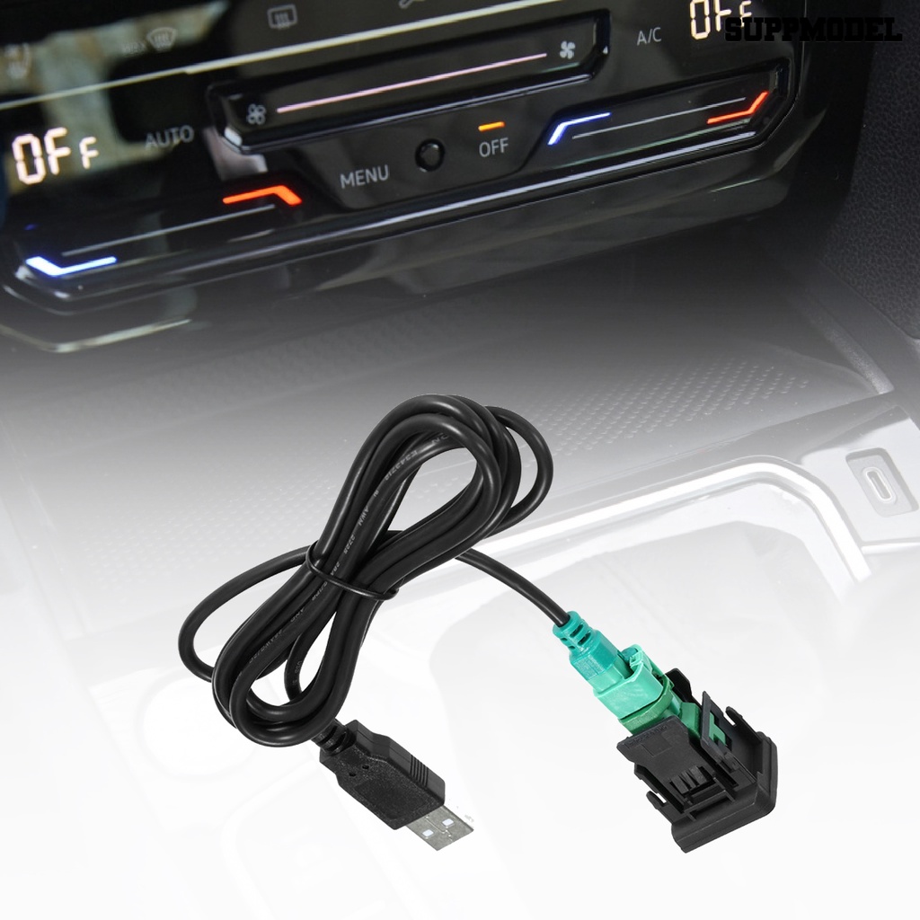 Kabel Adapter Audio CD Player USB 130cm Plug Play Untuk Volkswagen