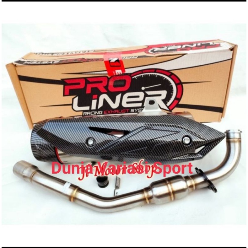 Kenalpot Racing ProLiner Neo SR 2 PCX160/Nmax New/old Aerox New Vario