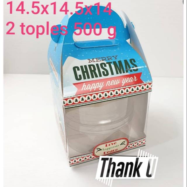

Box Natal / dus Natal / packaging Natal buat 2 toples