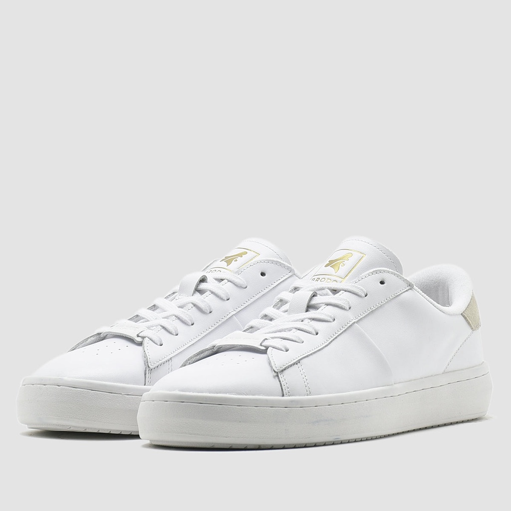 Sepatu Brodo Classic Campo Series [Fullwhite/Fullblack/Ivory]-3