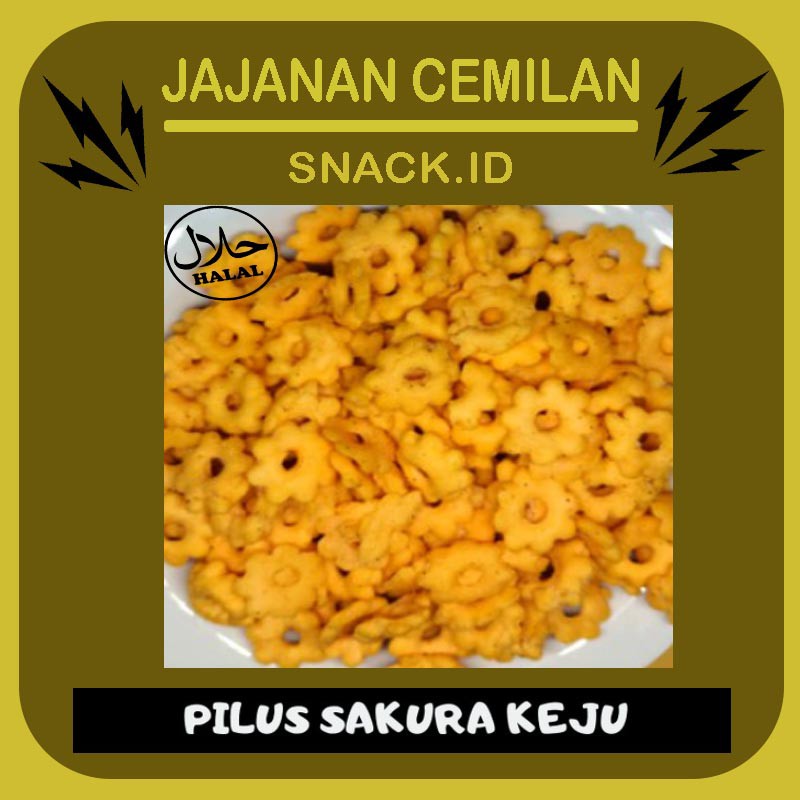 

Pilus ajisan 500 gram / pilus sakura keju / cemilan snak kiloan murah / jajanan jadul