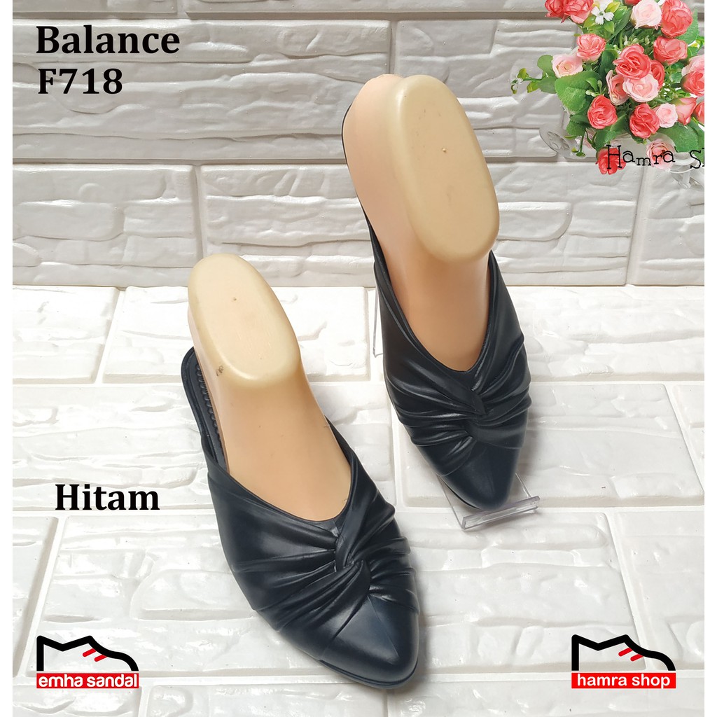 Balance F718 - Sepatu Sendal Wedges Wanita Karet Jelly