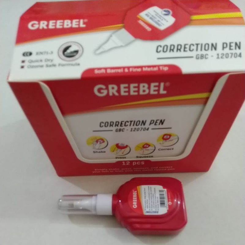 

CORRECTION PEN MERK GREEBEL