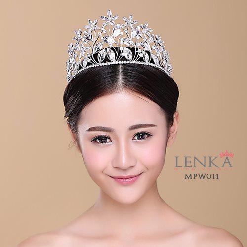 [READY STOK] MAHKOTA SILVER AKSESORIS PENGANTIN BRIDAL PESTA MPW011